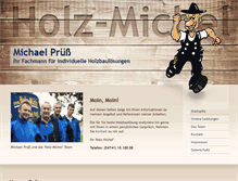 Tablet Screenshot of holz-michel.info